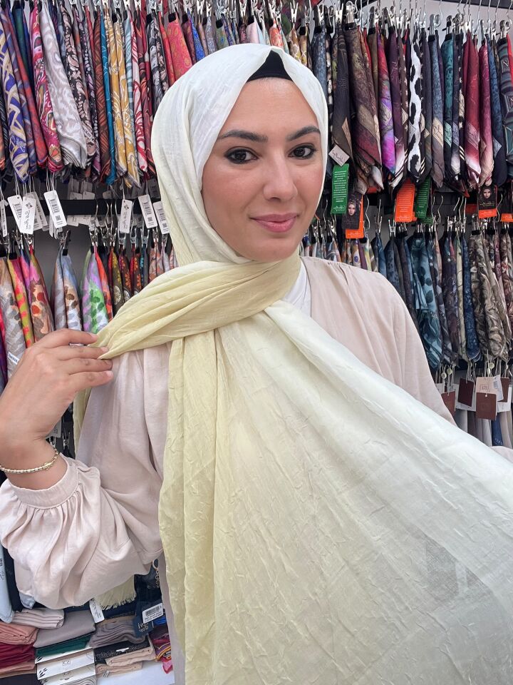 DEGRADE KONFOR ŞALLAR 1156 TEREYAĞ SARISI