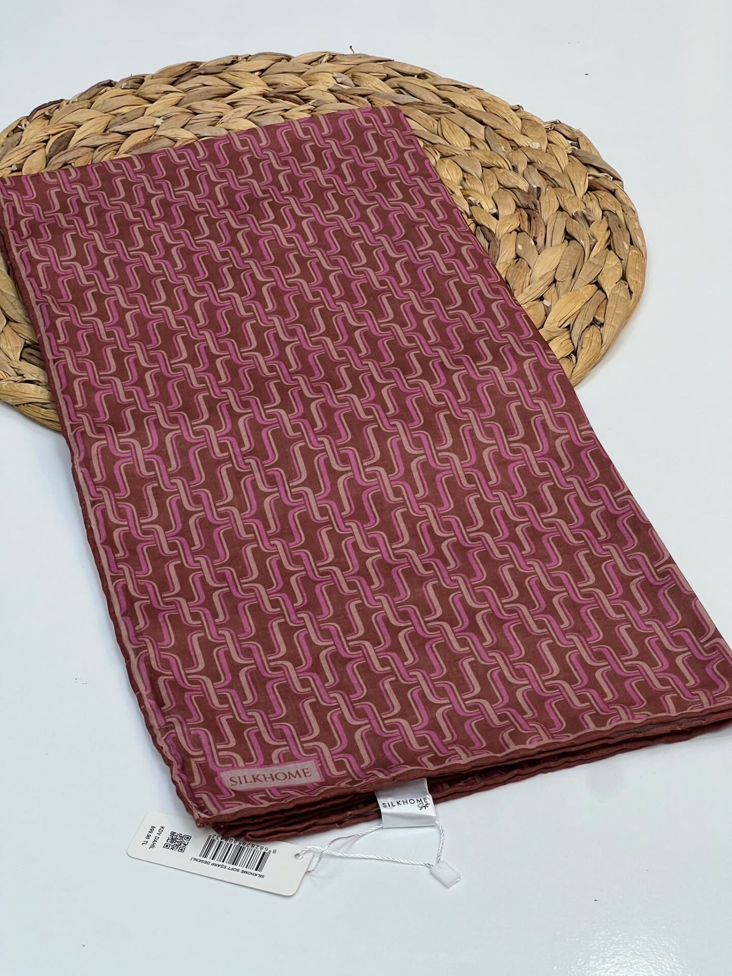 SİLK HOME SOFT PAMUK EŞARP 1158 KİREMİT
