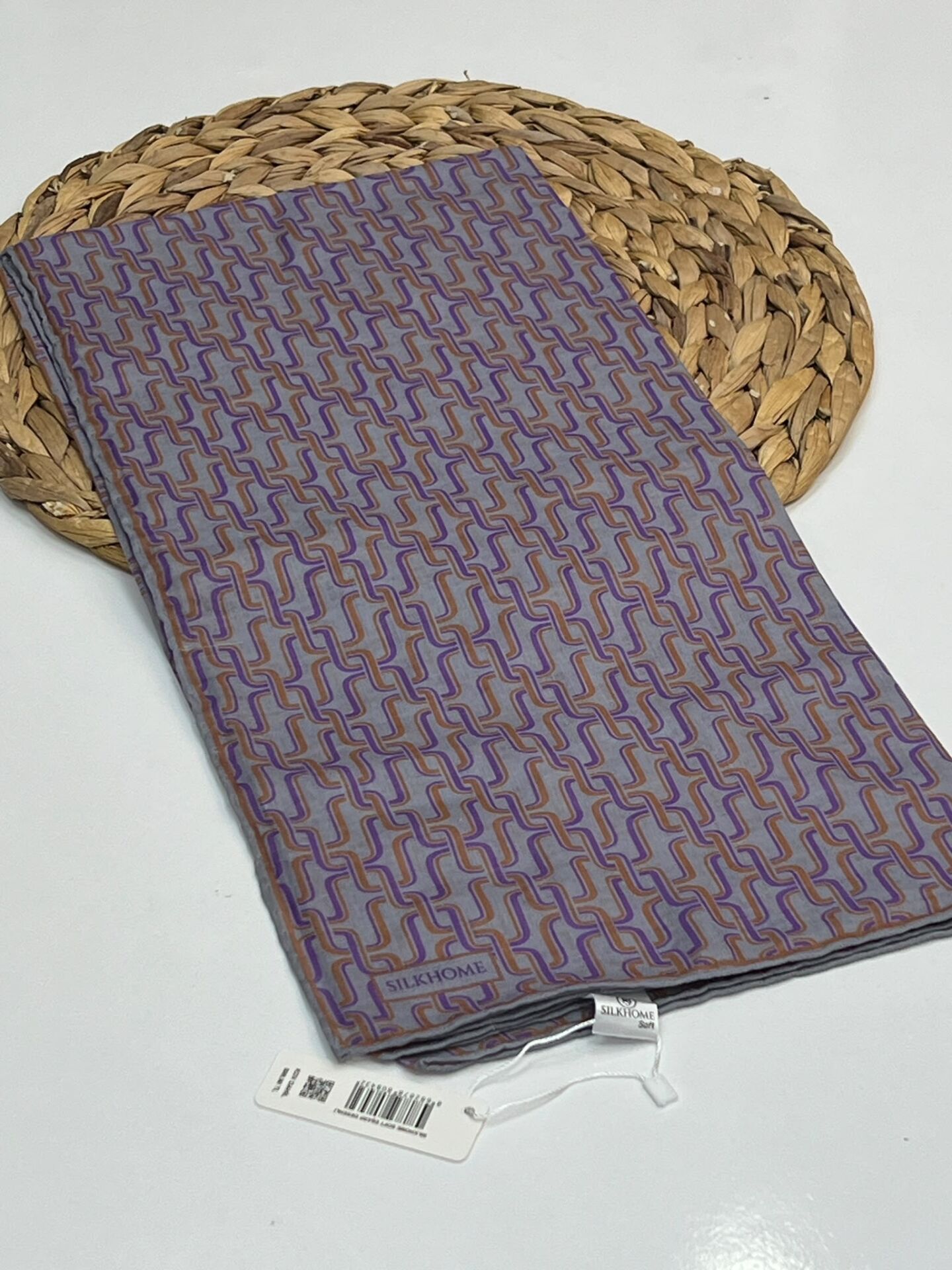 SİLK HOME SOFT PAMUK EŞARP 1158 GRİ-MOR