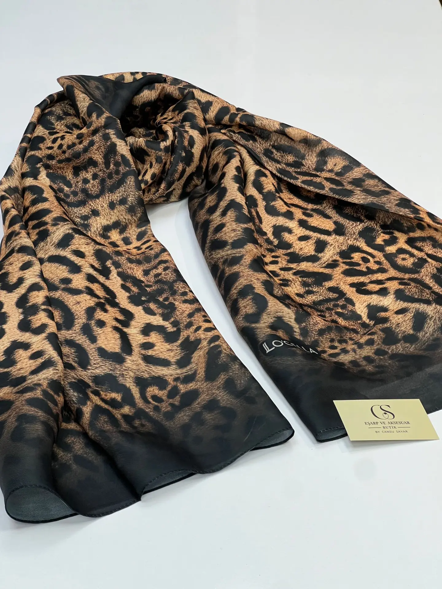 LOCELLA LEOPAR DESEN SOFT ŞAL