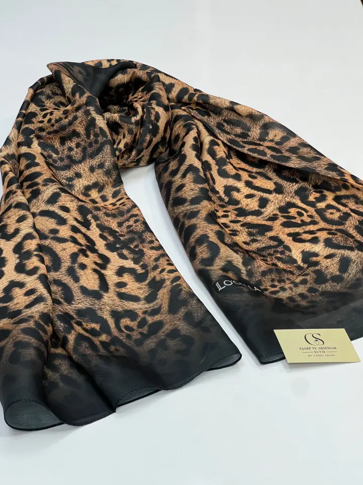LOCELLA LEOPAR DESEN SOFT ŞAL