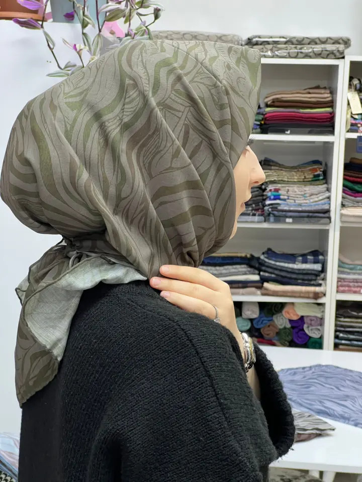 SİLK HOME ZEBRA DESEN SOFT EŞARP 1015