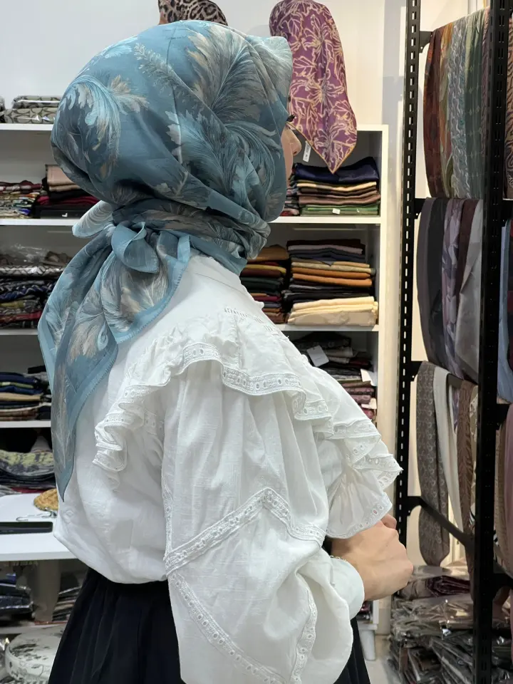 GLAMORIA TÜY DESEN MODAL İPEK EŞARP 1043