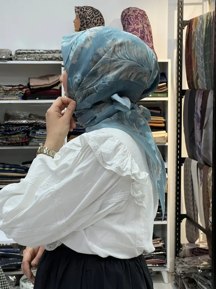 GLAMORIA TÜY DESEN MODAL İPEK EŞARP 1043