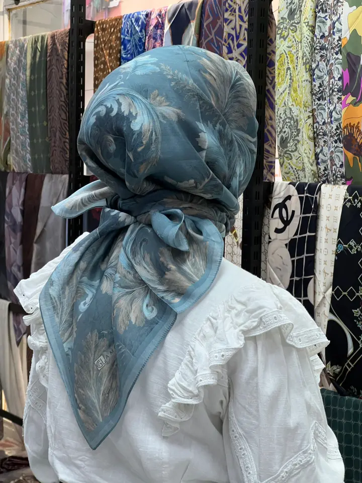 GLAMORIA TÜY DESEN MODAL İPEK EŞARP 1043