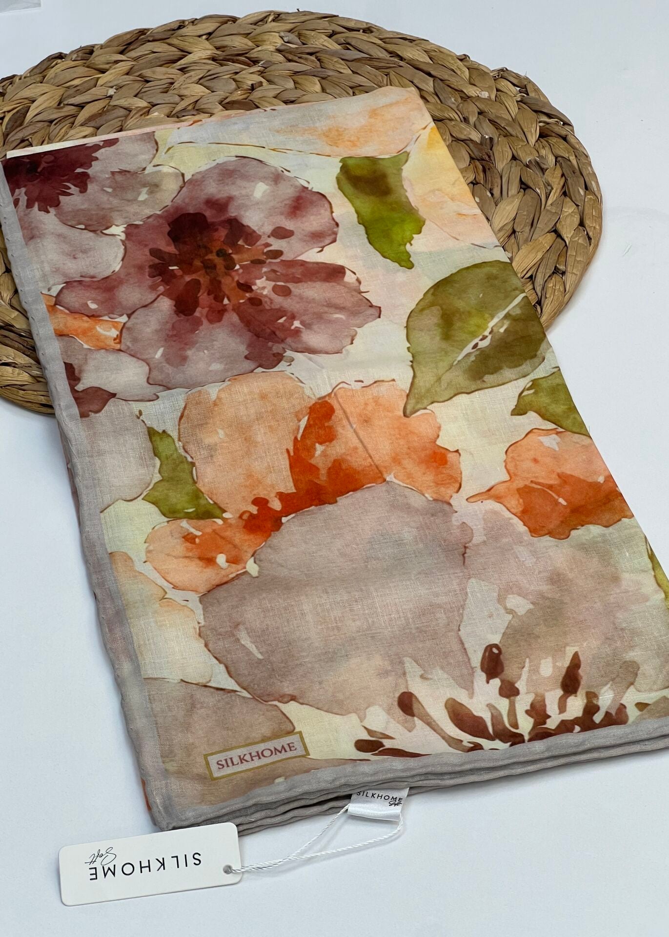 SİLK HOME SOFT PAUK EŞARP 1160 KREM-TURUNCU