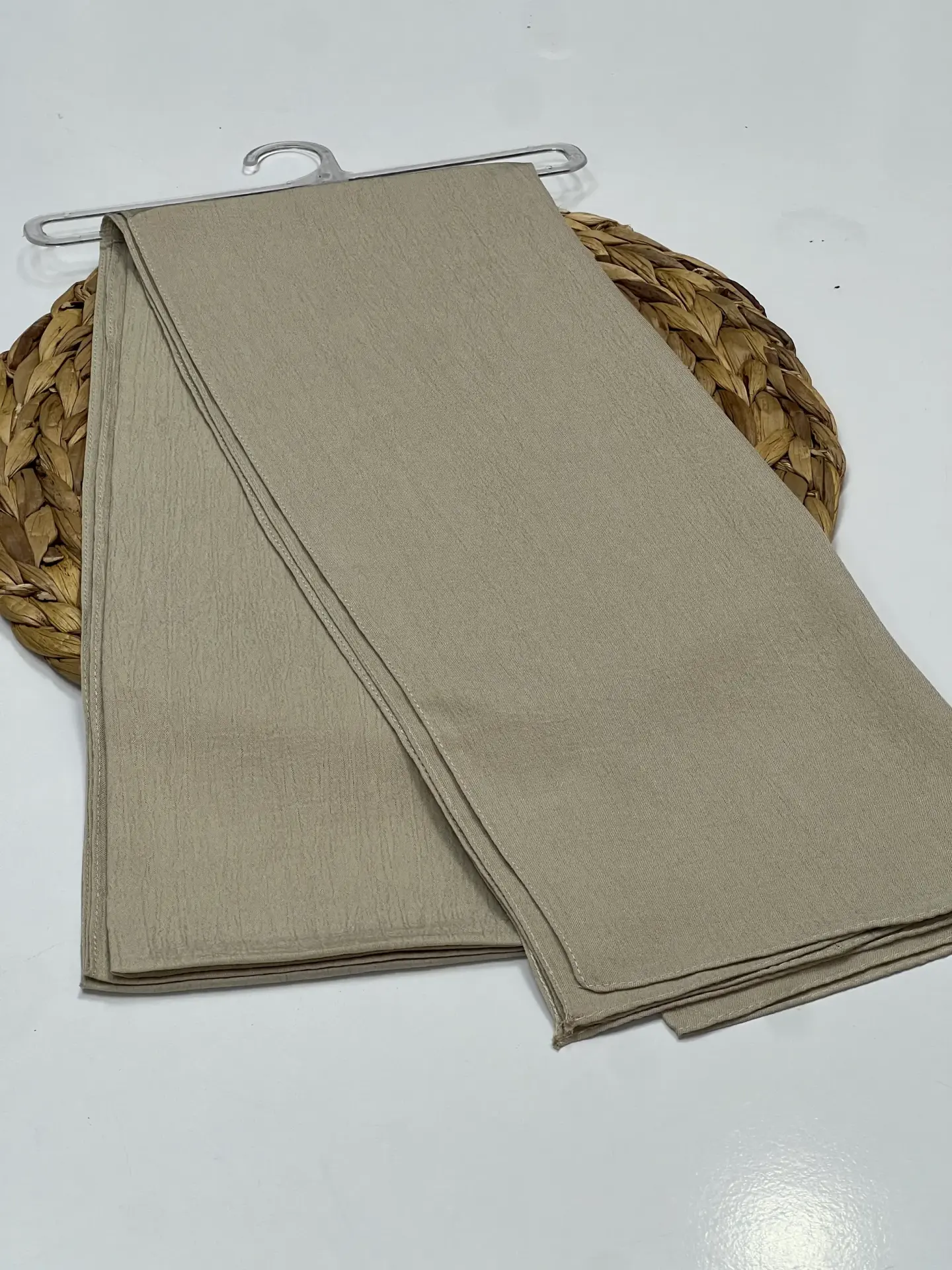 BAMBU MEDİNE İPEĞİ KREM KAHVE