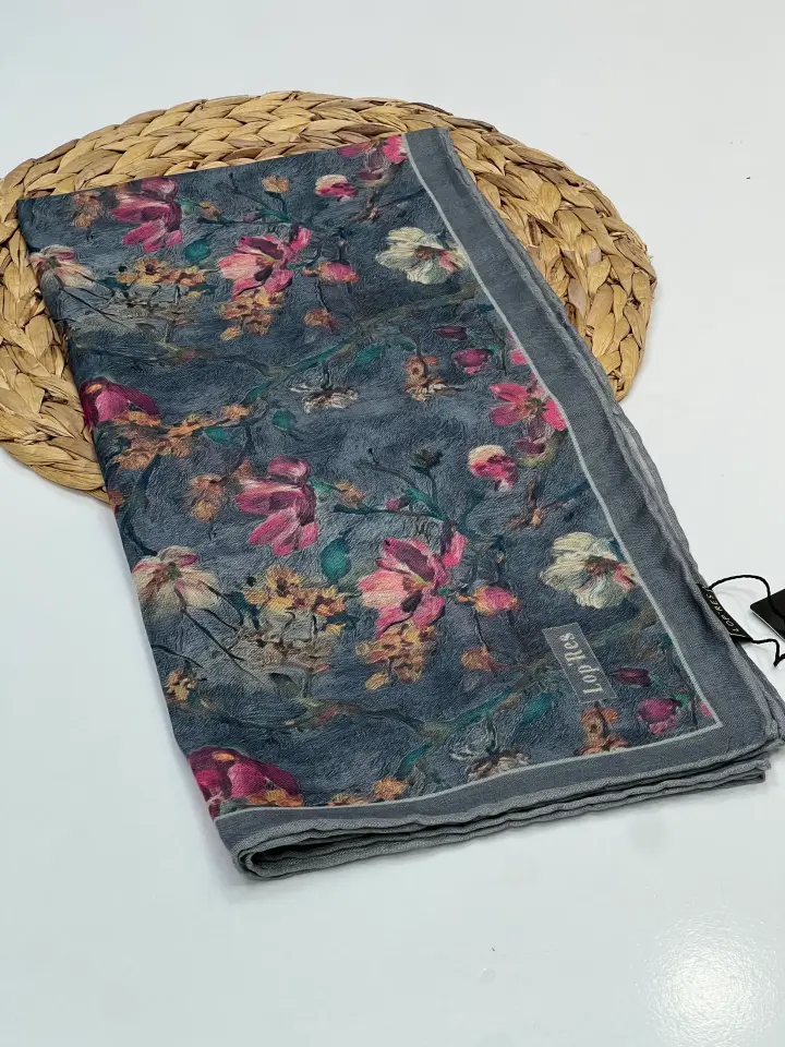 LOP RES SARMAŞIK ÇİÇEK SOFT EŞARP 1101