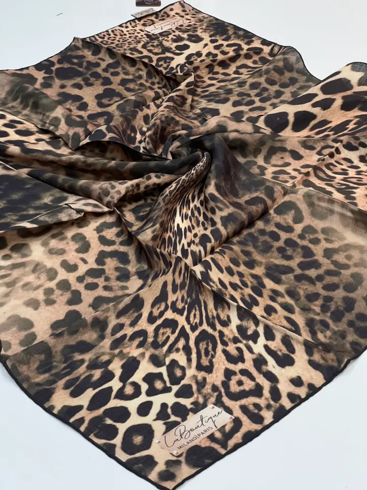 LA BOUTİQUE GÜZ SERİSİ LEOPAR DESEN EŞARP 1106
