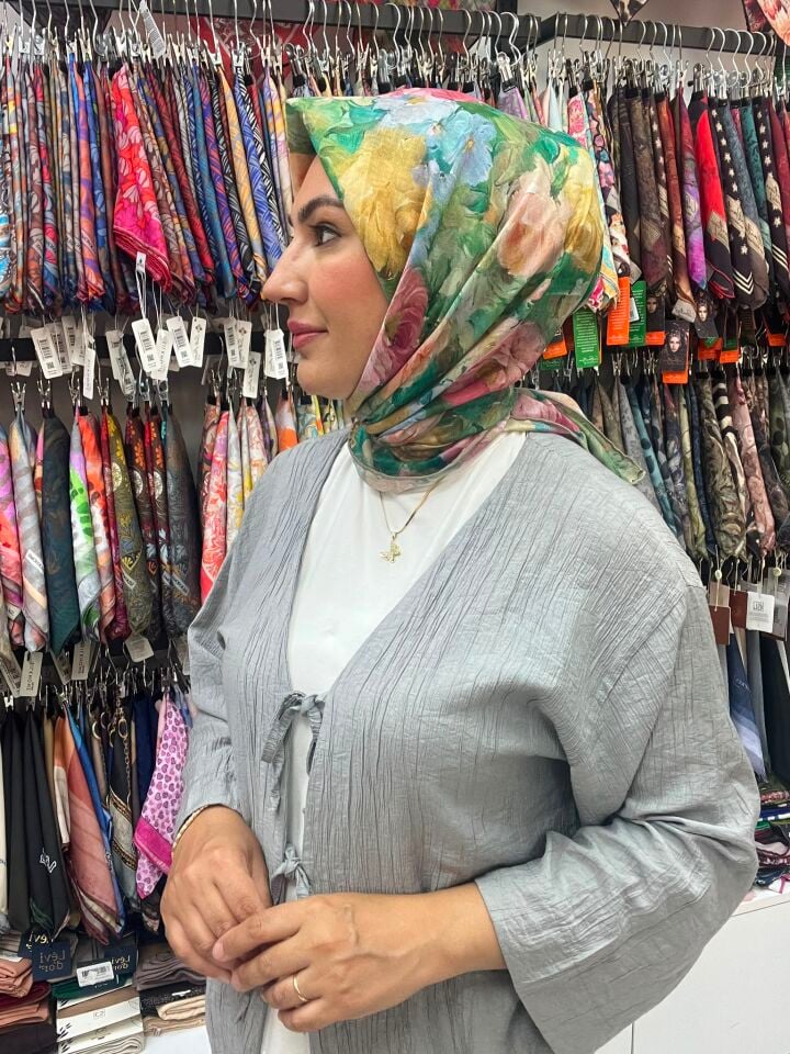 ZER SCARF ORGANİK PAMUK EŞARP 1165 MODEL 3