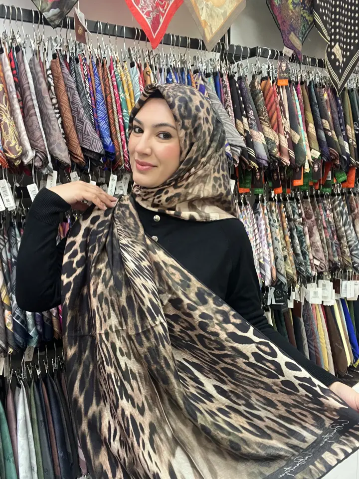 LEOPAR DESEN GÜZ ŞAL 1112