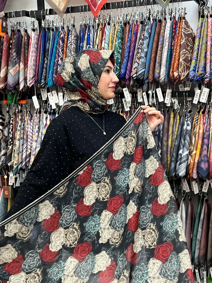 LOCELLA GÜL DESEN SOFT EŞARP 1118