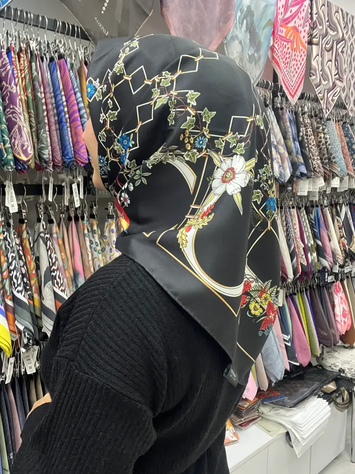 Gucci kuş desen ithal twil eşarp 1127