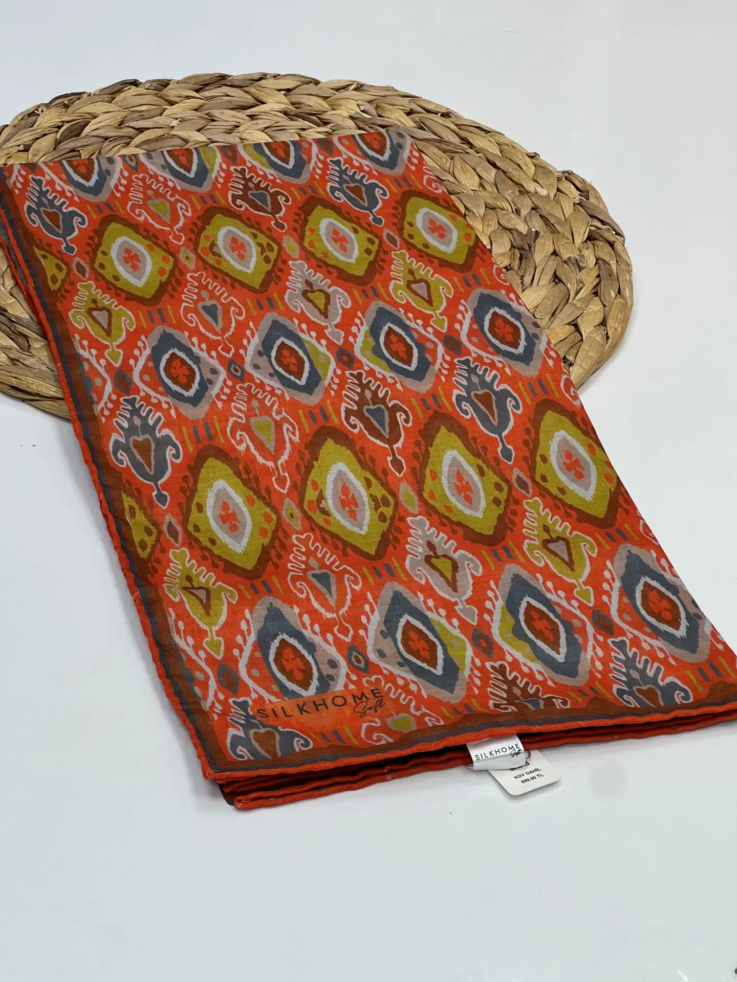 SİLK HOME SOFT PAMUK EŞARP 1061 TURUNCU