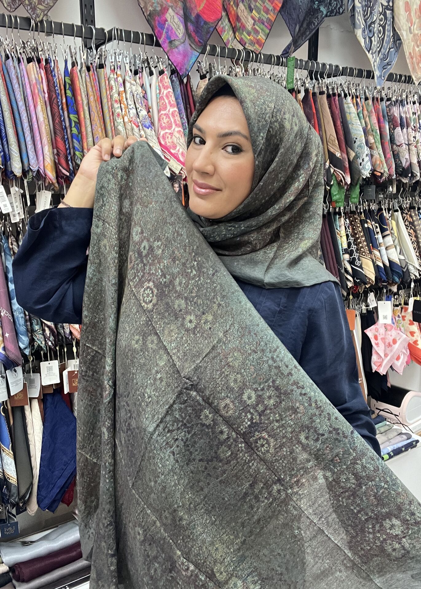 La Boutique güz serisi eşarp 1178 ZÜMRÜT YEŞİL