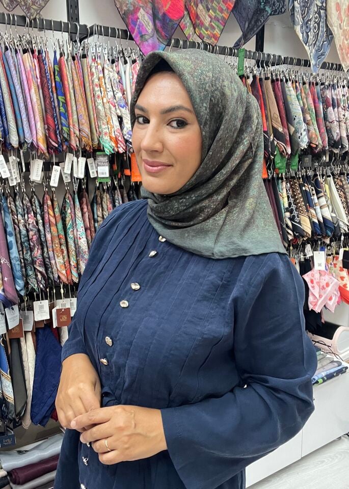 La Boutique güz serisi eşarp 1178 ZÜMRÜT YEŞİL