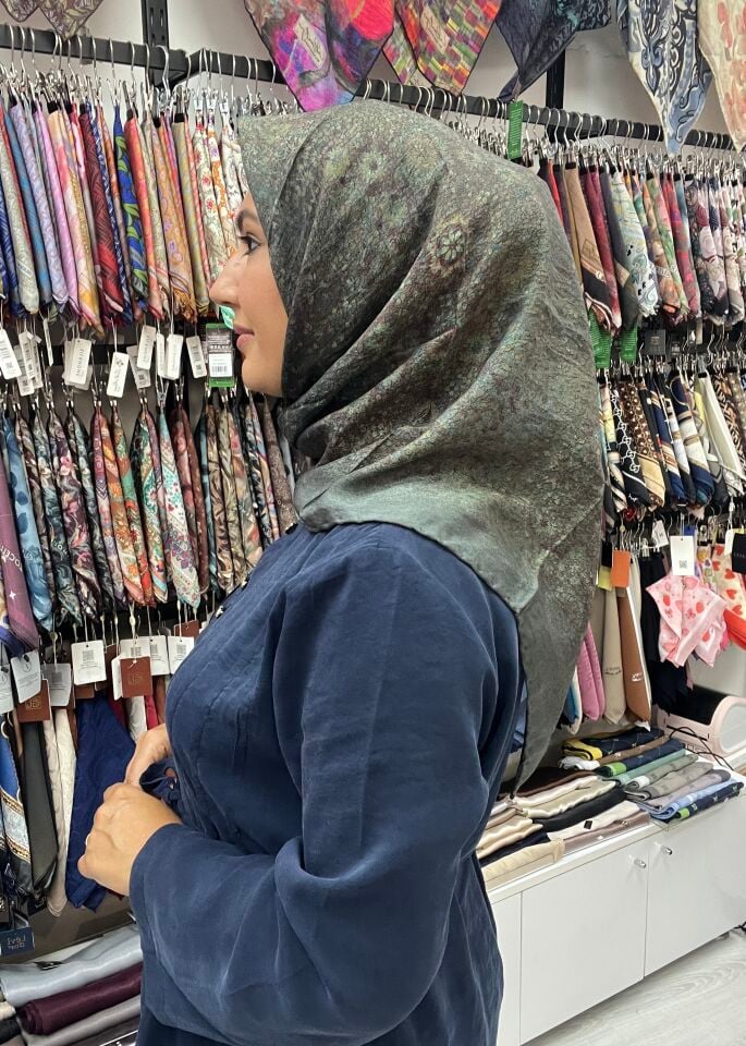 La Boutique güz serisi eşarp 1178 ZÜMRÜT YEŞİL