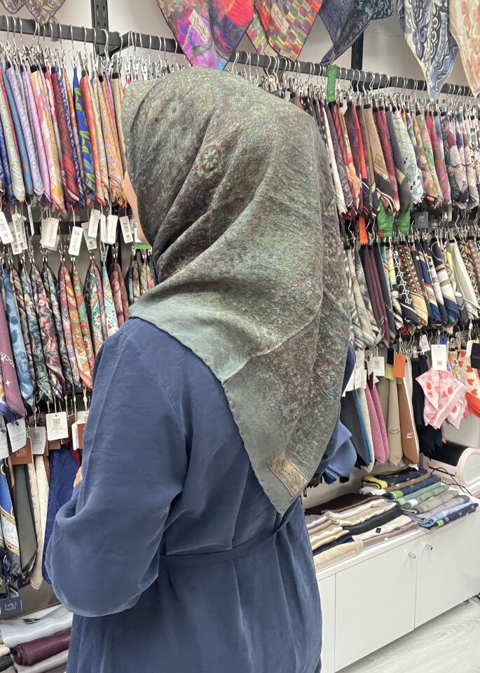 La Boutique güz serisi eşarp 1178 ZÜMRÜT YEŞİL