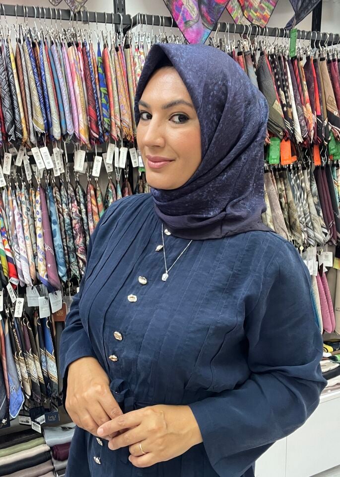 La Boutique güz serisi eşarp 1178 LACİVERT