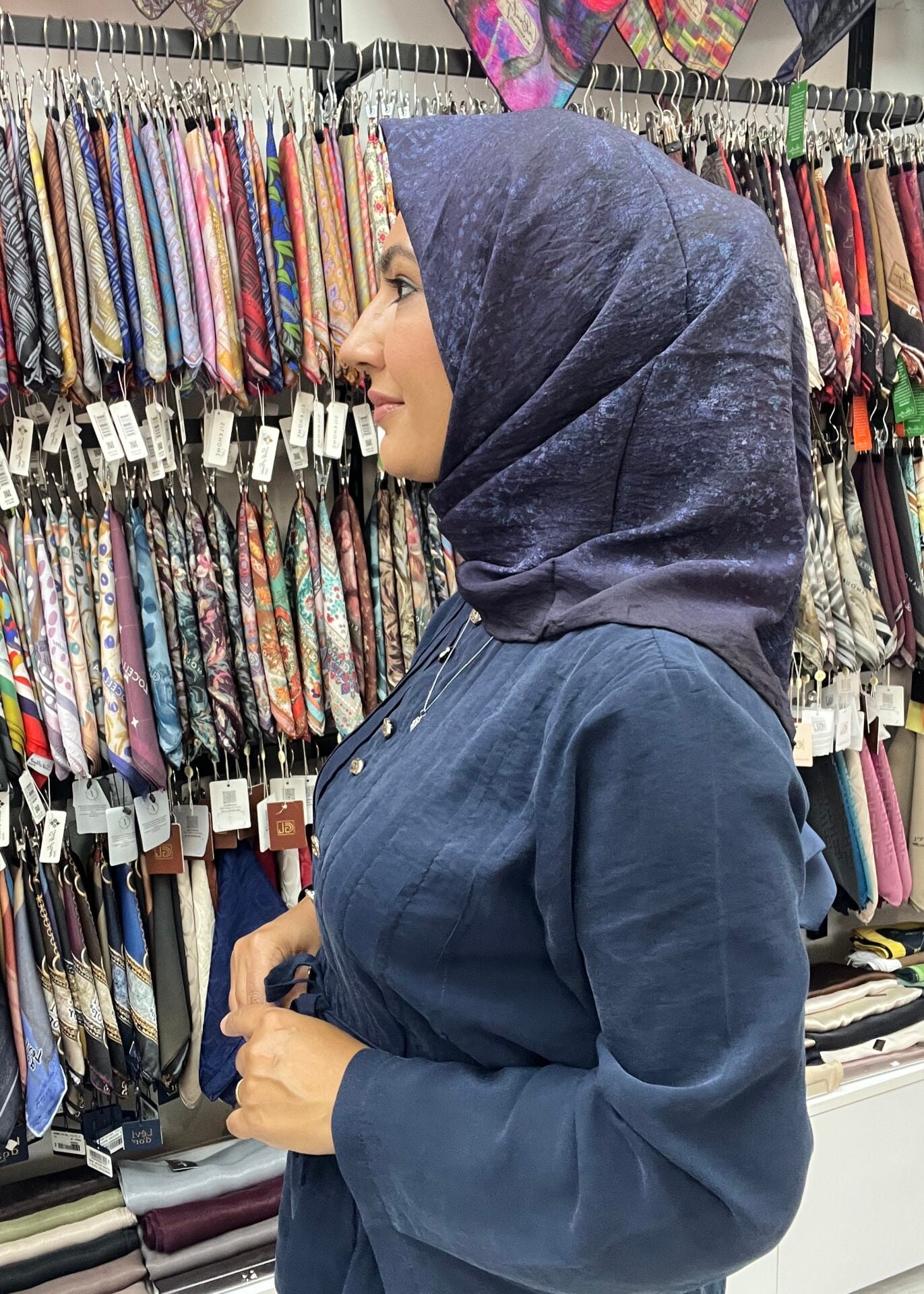 La Boutique güz serisi eşarp 1178 LACİVERT
