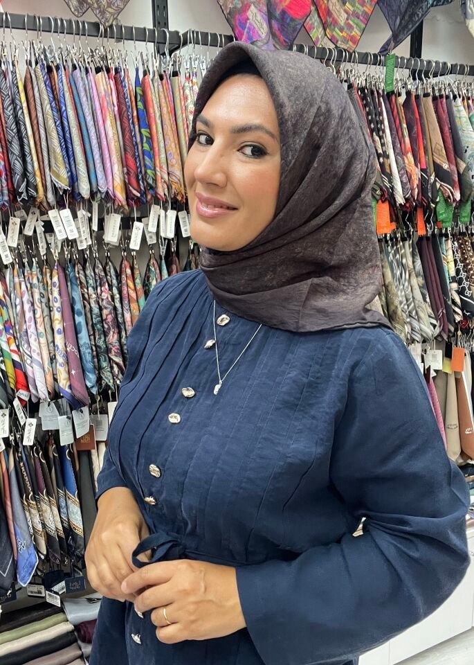 La Boutique güz serisi eşarp 1178 KAHVERENGİ