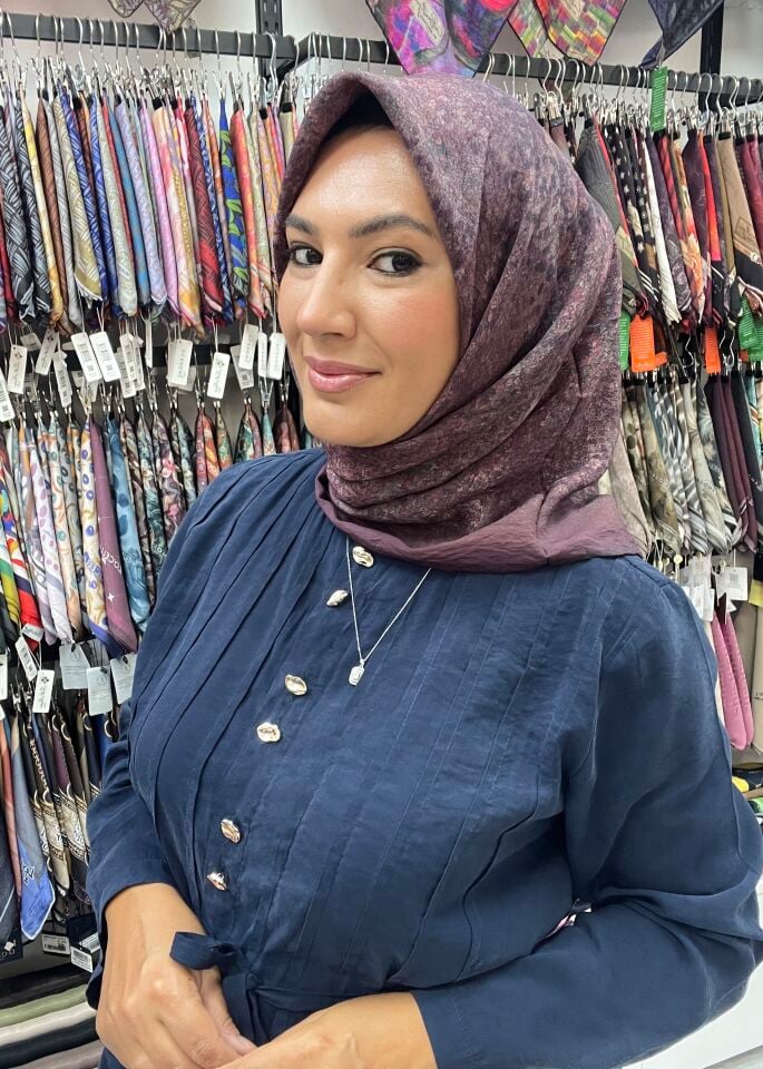 La Boutique güz serisi eşarp 1178 MÜRDÜM