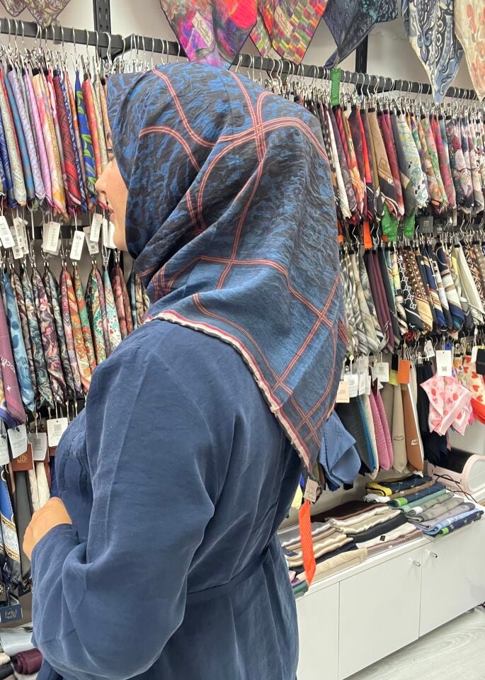La Boutique yaz güz eşarp 1179 LACİVERT