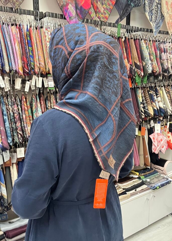 La Boutique yaz güz eşarp 1179 LACİVERT